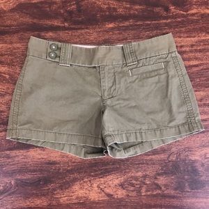 Ultra low waist shorts